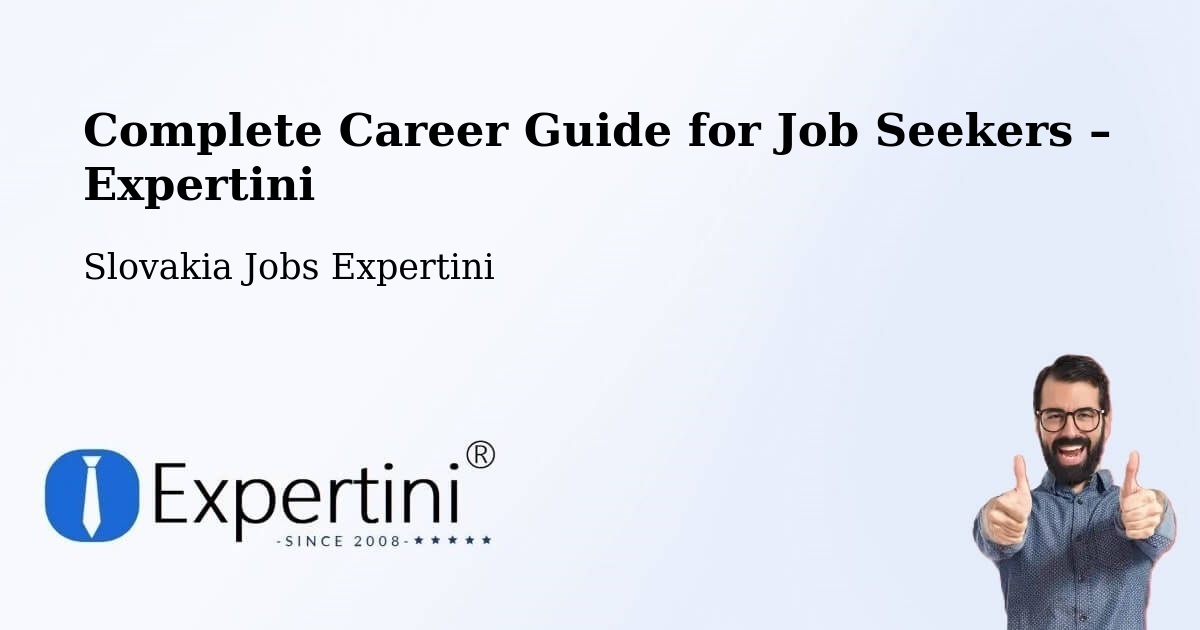 Career Guide for Job Seekers – Modra - Modra, Slovakia Jobs Expertini