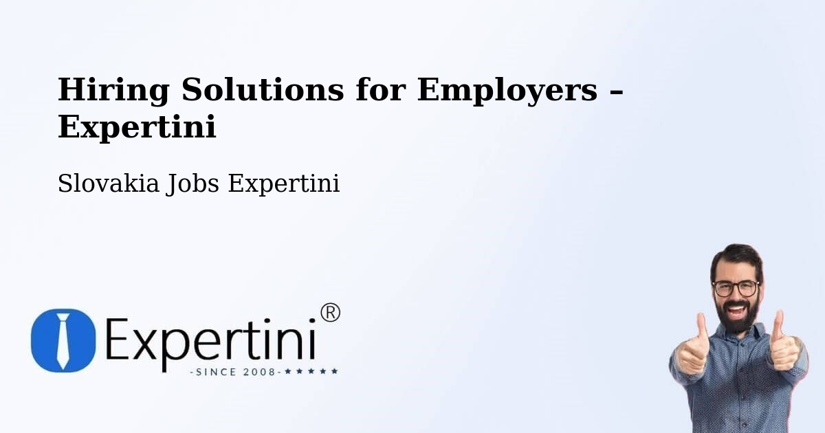 Hiring Solutions for Employers in Modra - Modra, Slovakia Jobs Expertini