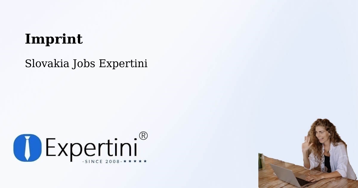 Imprint – Modra - Slovakia Jobs Expertini